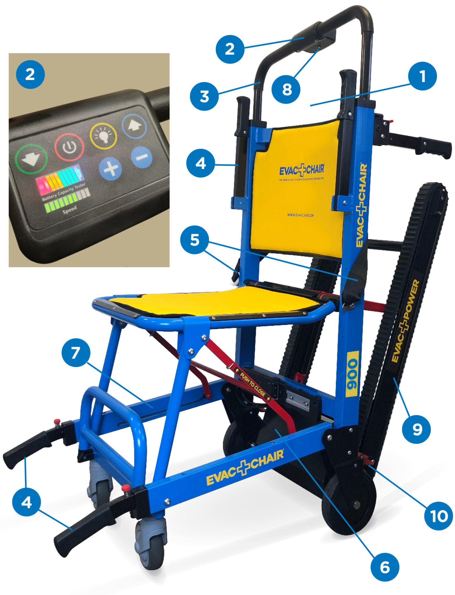 EVAC+CHAIR POWER 900 Evacuation Chairs by Evac+Chair