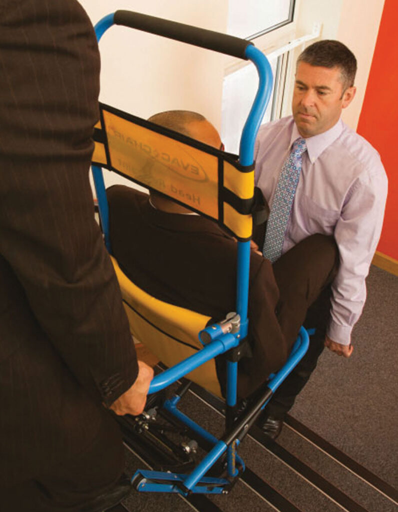 How long does it take to learn how to use an Evac+Chair evacuation chair?
